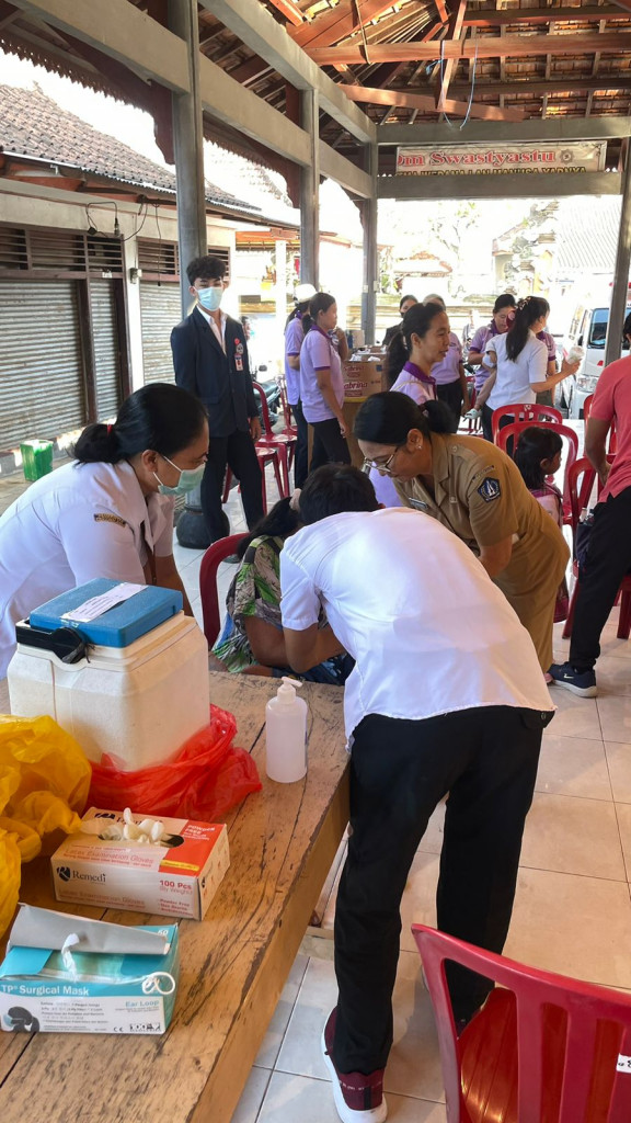 PELAKSANAAN KEGIATAN PIN POLIO DI WANTILAN TANGEB KELURAHAN ABIANBASE